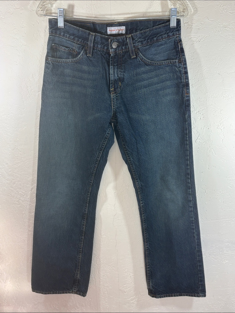Men's Rincon Straight Jeans in Dark Blue Wash